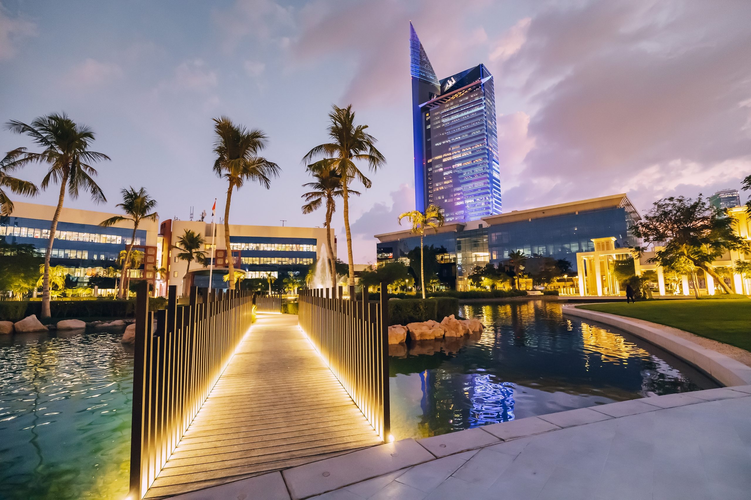 Dubai Internet City business park and office buildings